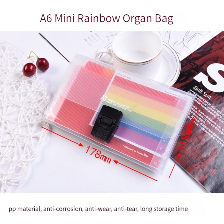 Expanding Receipt Folder A6 Accordion Folder Multi layer Temu