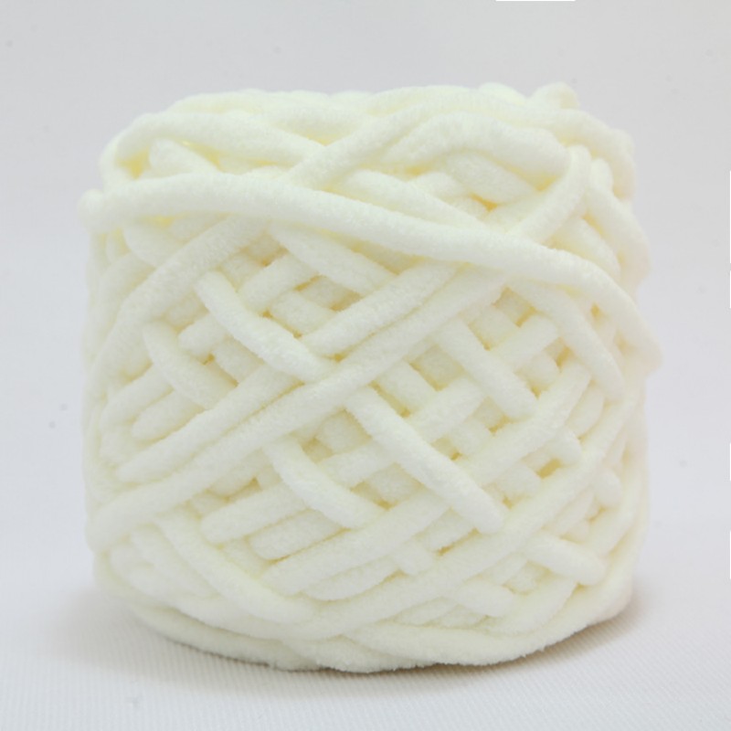 100g/Ball 3Ply Knitting Fluffy Yarn DIY Handmade Smooth Soft Coral Fleece  Fiber Knitting Wool Crochet Yarn Cotton Knitted Yarn
