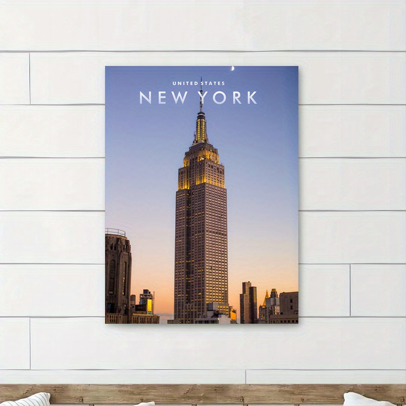 Posters Para Pared Poster De Lienzo Con Vista A La Ciudad De Nueva York  Impresiones De Estilo Moderno Cuadro De Arte De Pared Decoracion De Casa  Para Habitacion De Fiesta 30x40cm x1