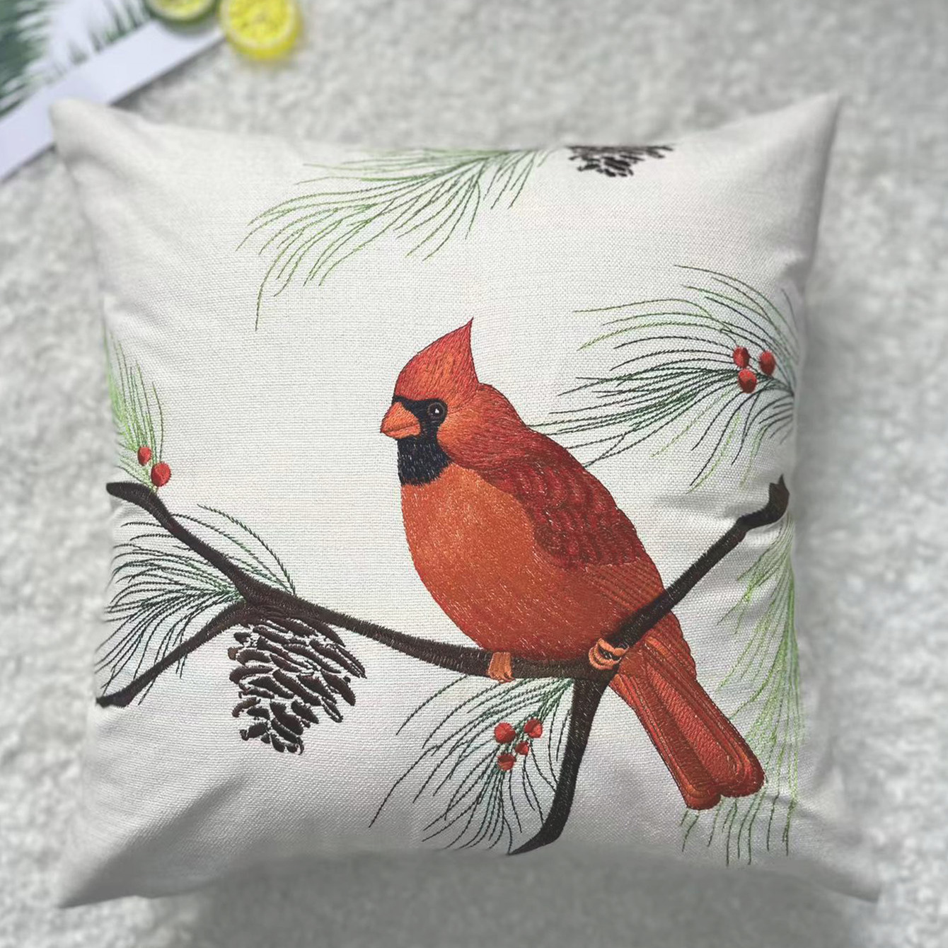 Cardinal 2024 pillow cover