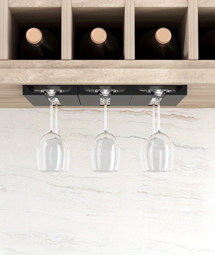 Luxury Red Wine Glass Reversing Rack Hang Goblets In Style - Temu