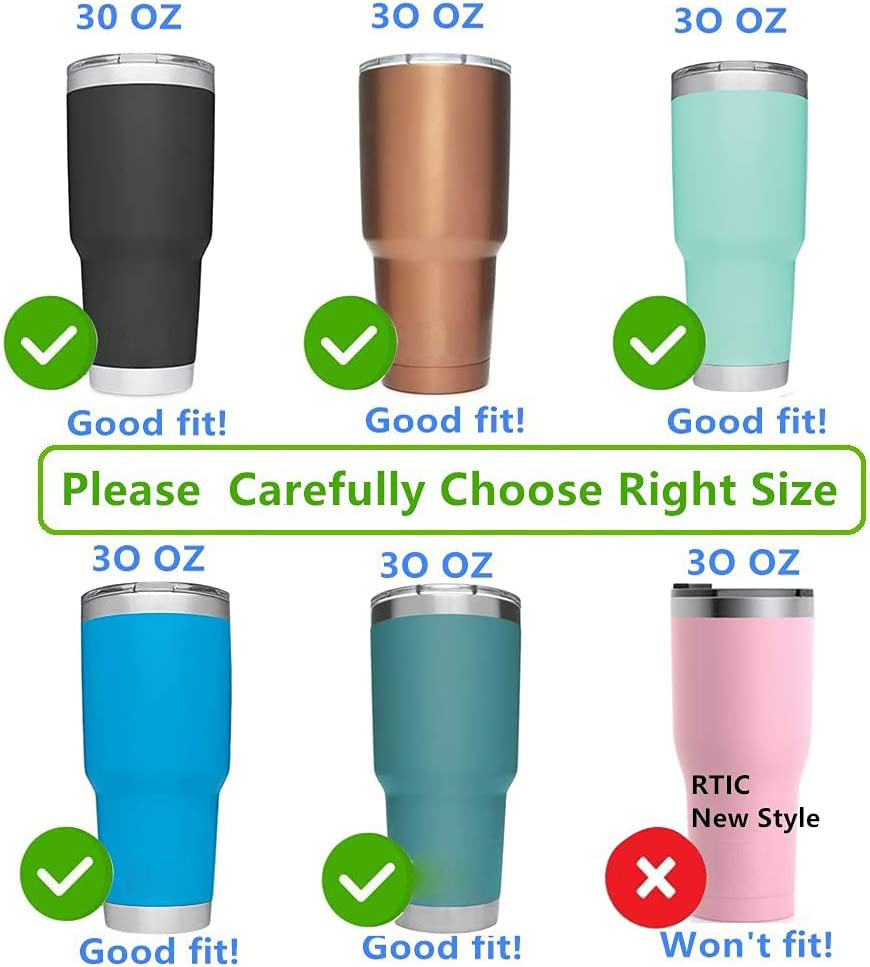 30 OZ - 3 Replacement Lids for Yeti Tumblers like Yeti Lids - 3.7 Inch  Diameter - Spill Proof