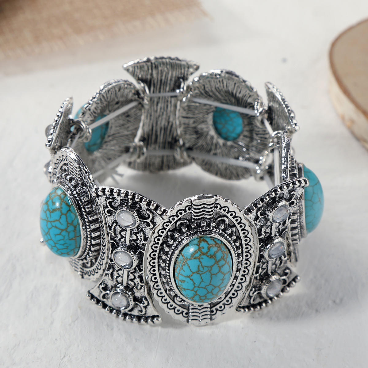 Buy 19051905 Bohemian Style Jewelry Turtle Turquoise Pendant Bracelet  Beaded Bangle Jewelry under 10 Dollars for Women (A, One Size) Online at  desertcartEGYPT