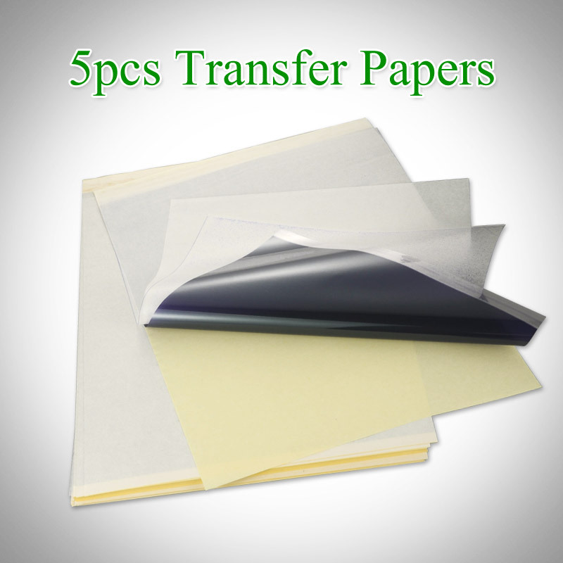 5/10/15/20/25/30/35/40/45/50Pcs A4 Tattoo Transfer Paper Tattoo Supplies  Carbon Thermal Transfer Paper Tattoo Stencil Copy Tracing Paper Accessory