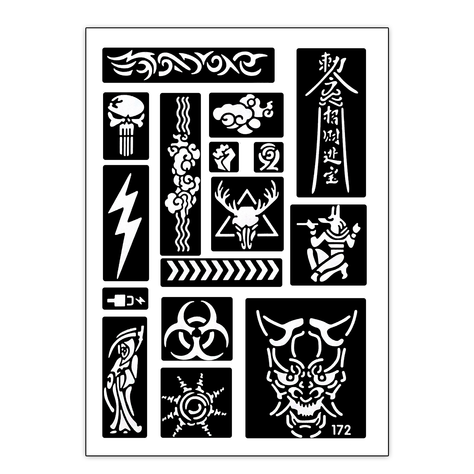 Tattoo Stencil Kit Reusable Temporary Tattoo Stencil - Temu