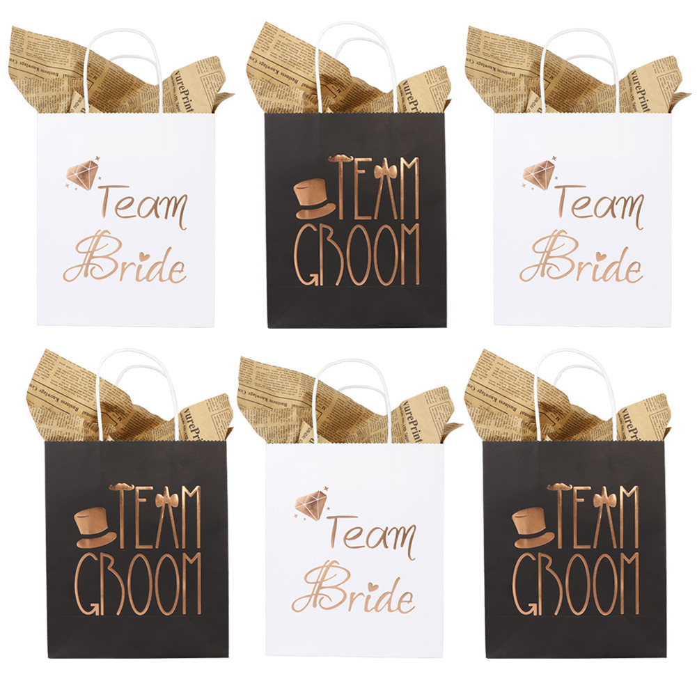Team Bride Gift Bags With Handles For Bachelorette Party - Temu