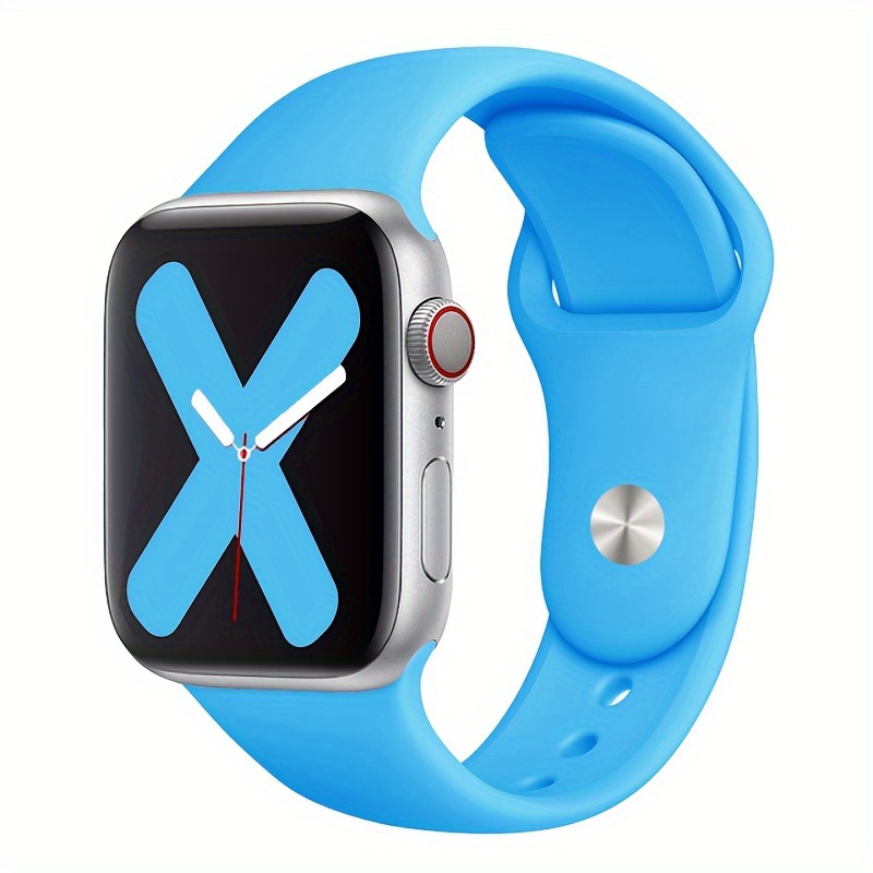 Surf Blue Sport Band for iWatch 40mm 44mm Silicone Apple Watch