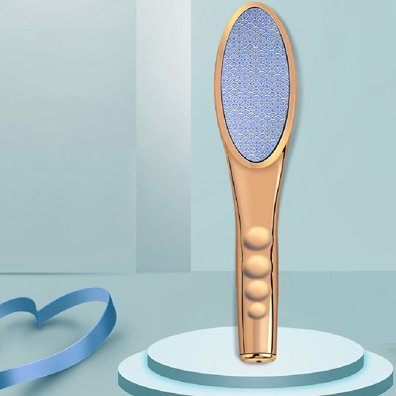 Gold Glass Foot File For Dead Skin - Foot Callus Remover With