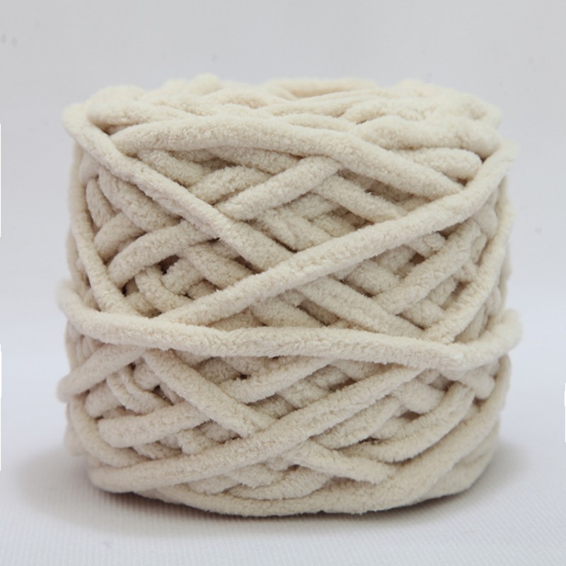 Hilo de algodón de leche, hilo de lana para tejer a ganchillo, hilo grueso  tejido a mano suave para manualidades DIY yeacher estándar
