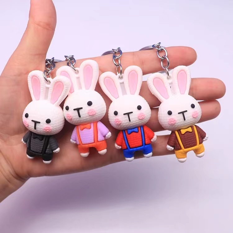 Plush Rabbit Doll Keychain Pendant Bunny Doll Key Chain Bag Purse Ornament  Accessories For Women - Temu