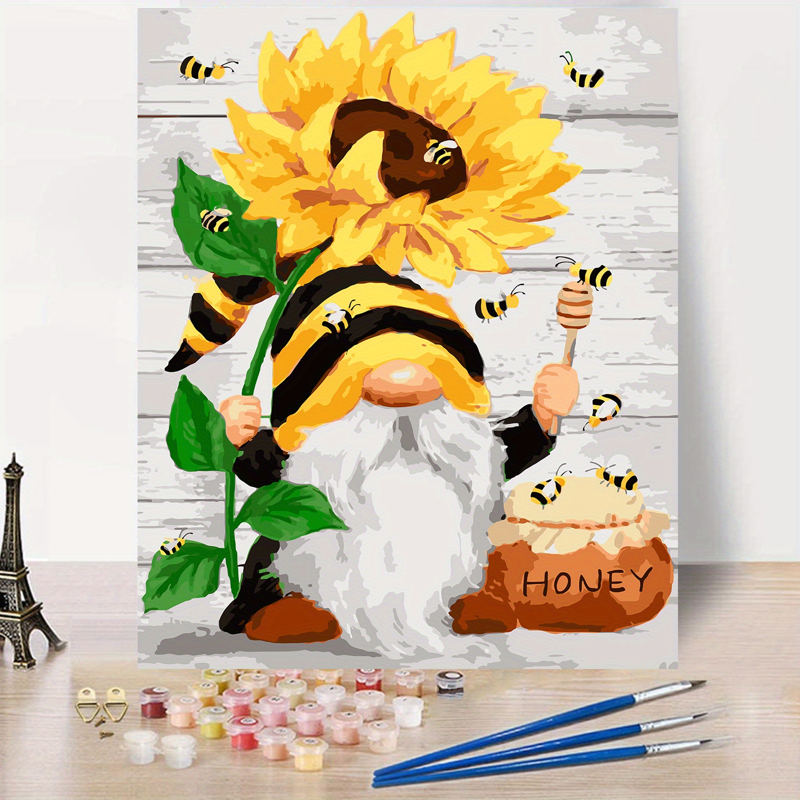 Paint By Numbers Cartoon Flowers Easy To Paint On - Temu