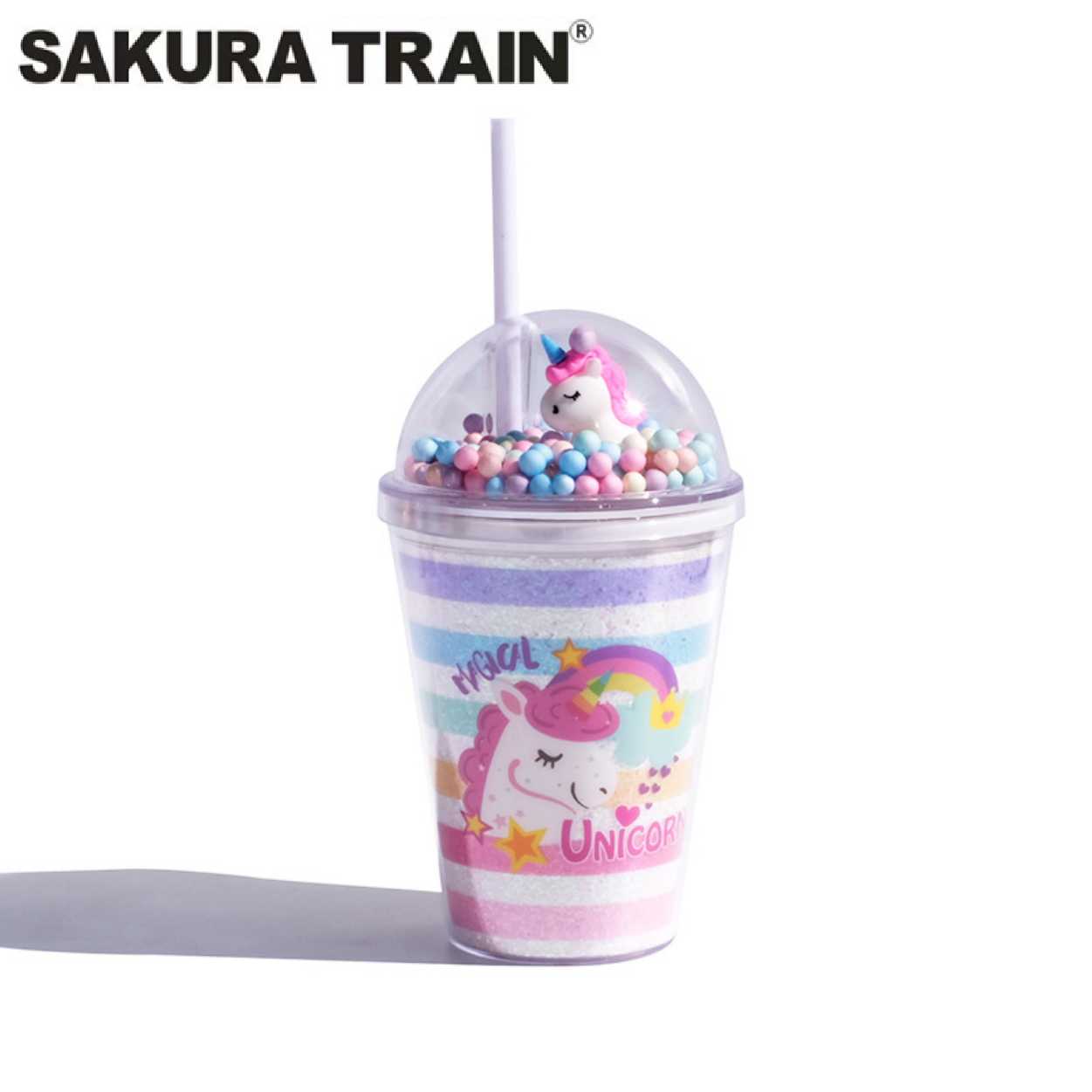 Magical Unicorn Tumbler Cup: Double Wall Reusable Plastic Water Bottle With  Lids & Straws - Perfect For Summer Parties & Gifts! - Temu