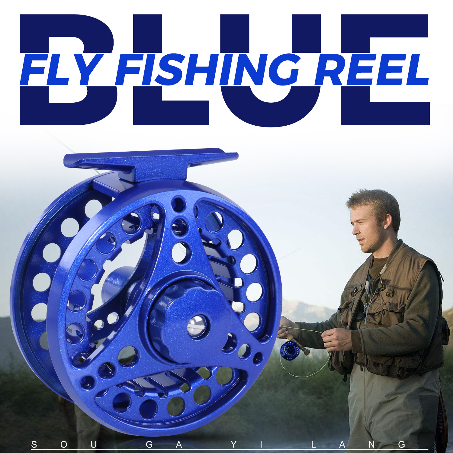 Sougayilang Ambidextrous Fly Fishing Reel Lightweight - Temu Canada