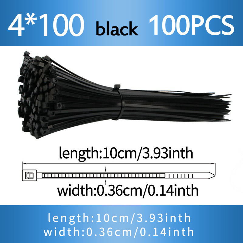 Self locking Nylon Cable Ties Wire Ties Fixed Plastic Straps - Temu ...