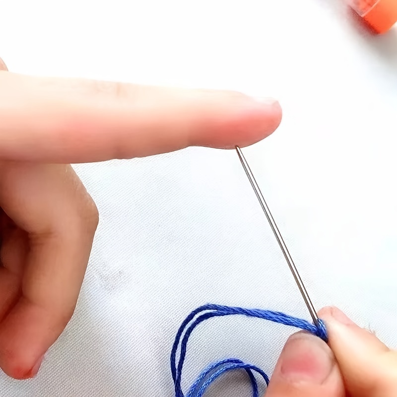 Large eye Stainless Steel Yarn Needles Knitting Sewing - Temu
