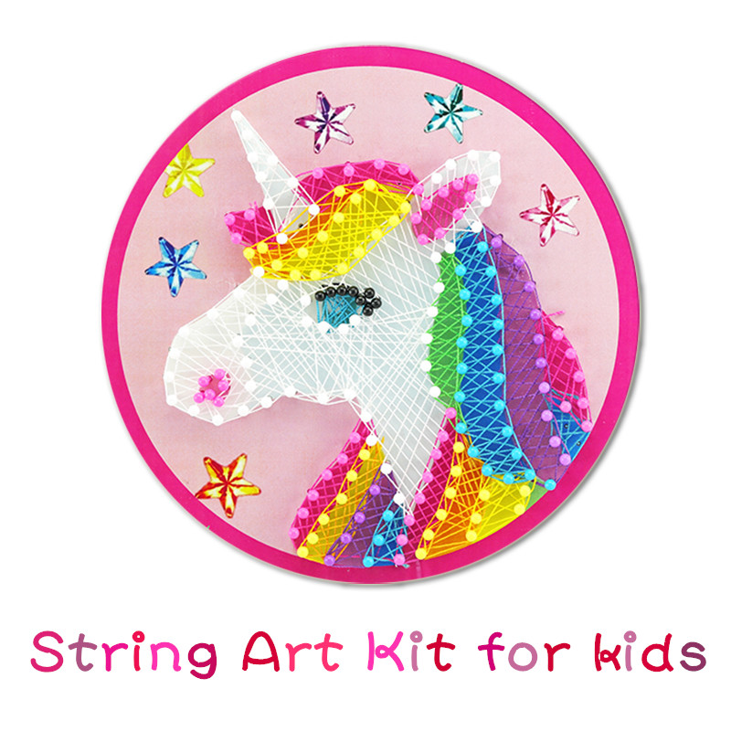 Crafts For Girls Ages 8-12, String Art Kit, Unicorn String Art Kit For  Kids, Unicorn