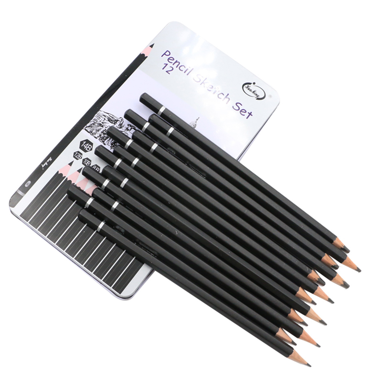 Drawing Sketching Pencil Set 12 Pack Art Drawing Sketch Pencils ...