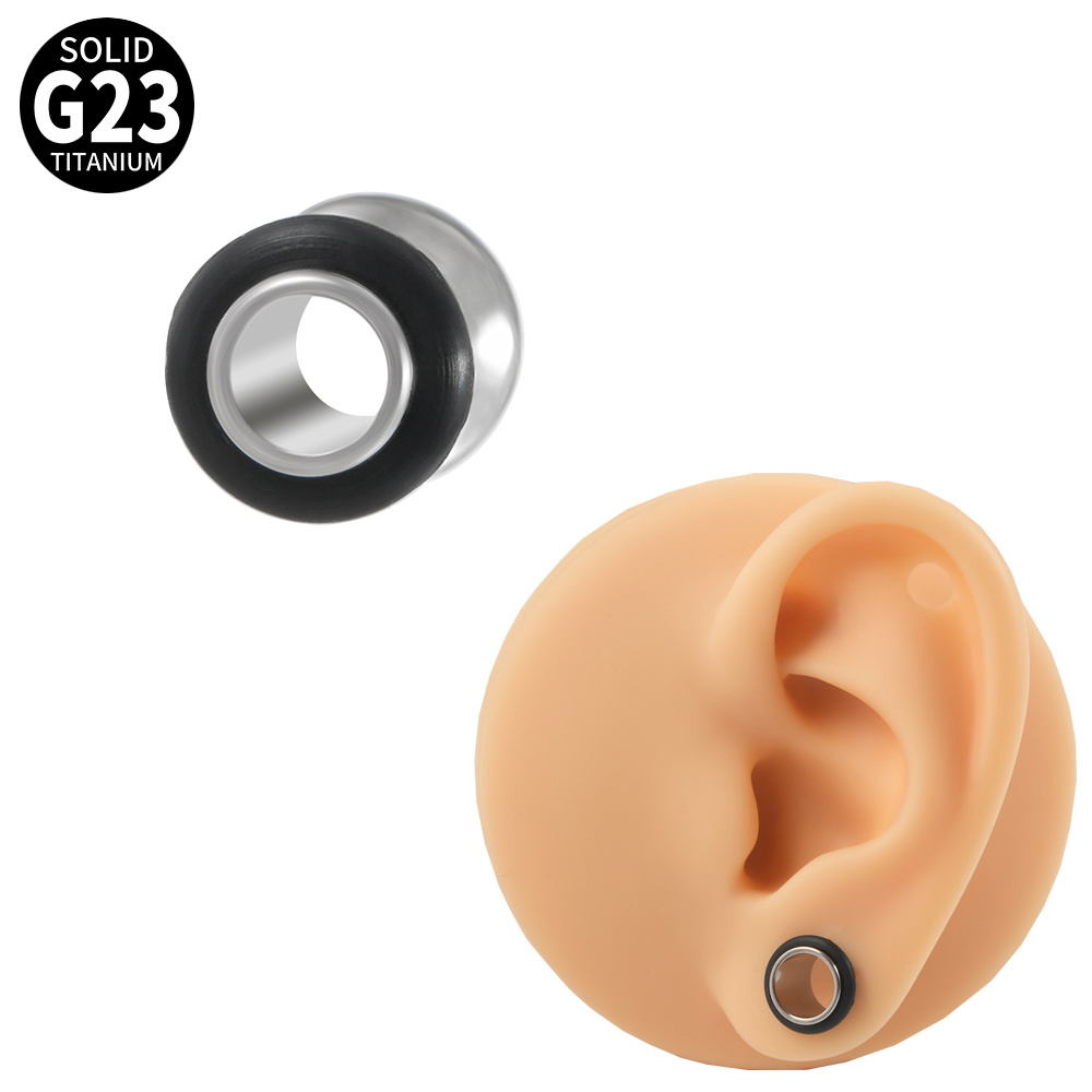 Titanium on sale ear gauges