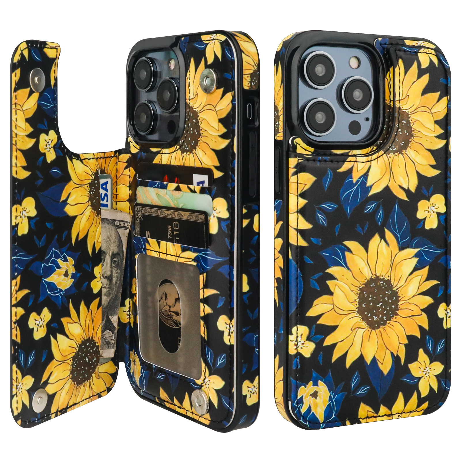Emilio Pucci Flower Patterns Tropical Patterns Leather iPhone X iPhone XS