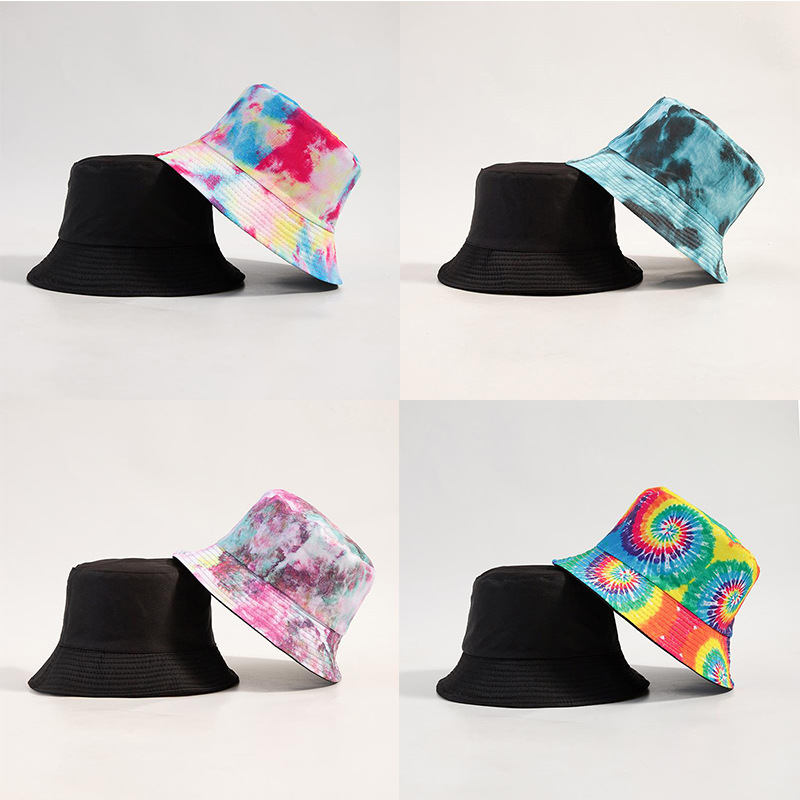 Packable Tie Dye Bucket Hat Women Double Sided Sun - Temu Canada