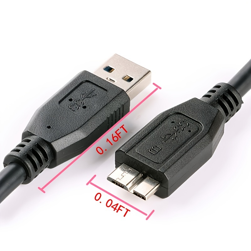 CABLING® USB 3.0 A à B Micro Câble Pour WD / Seagate / Clickfree / Toshiba  / Samsung / Hitachi Disques durs externes