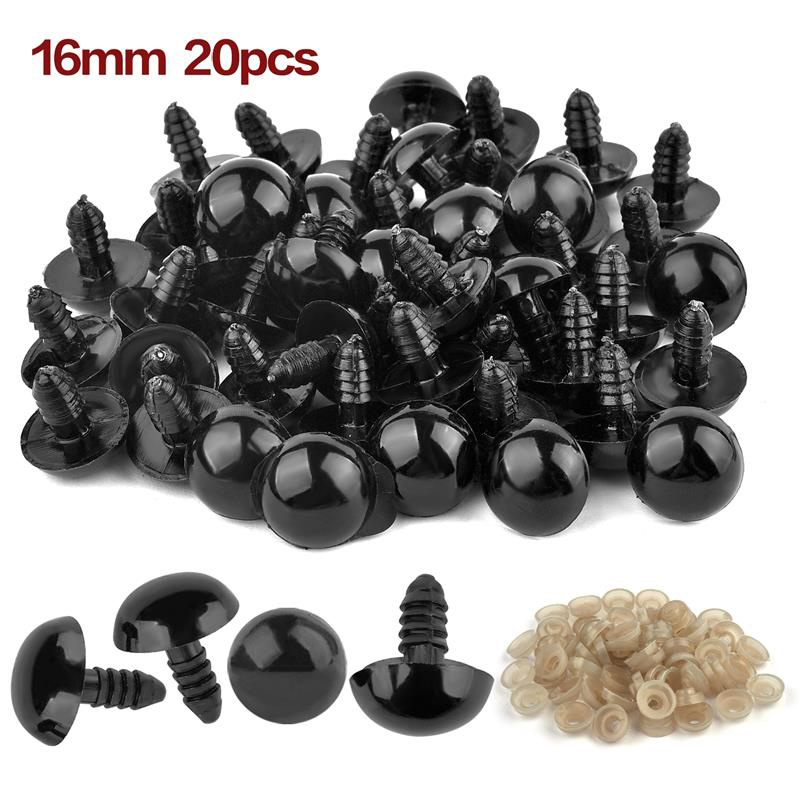10mm Solid Black Safety Noses With Washers - 4 Ct Amigurumi/Animal Toy  Stuffed Creation Craft Supplies Crochet Doll Triangle - Yahoo Shopping