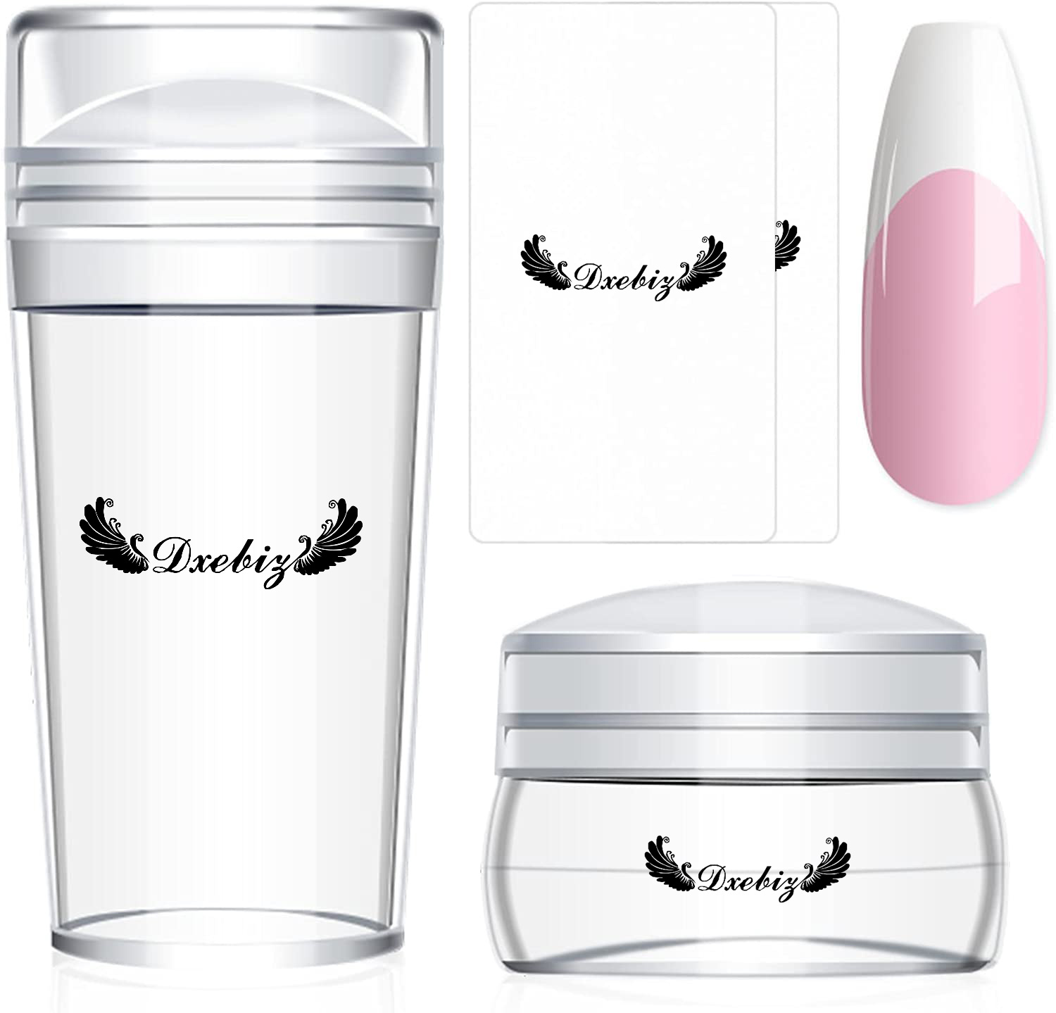 French Nail Stamper Kit Includes Nail Scraper And Temu