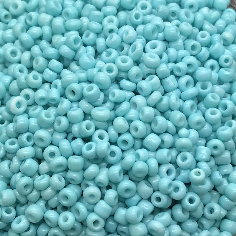 Candy Color Glass Rice Beads Small Circular Spacing Beads - Temu