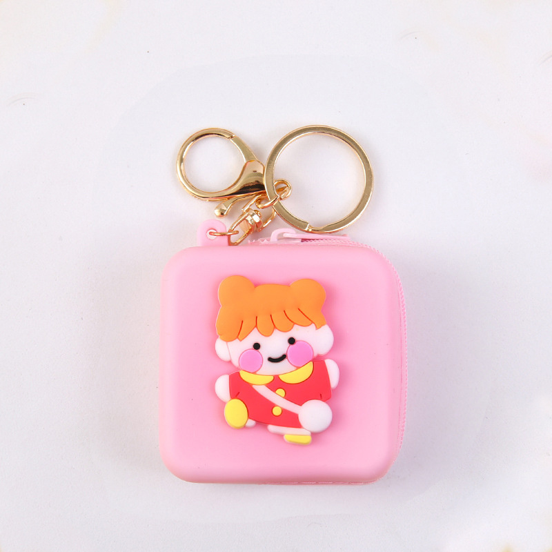 Houchu Bag Key Chains Creative Girls Coin Purse Leather Storage Bag Mini  Bag Headphone Bag Cartoon K…See more Houchu Bag Key Chains Creative Girls