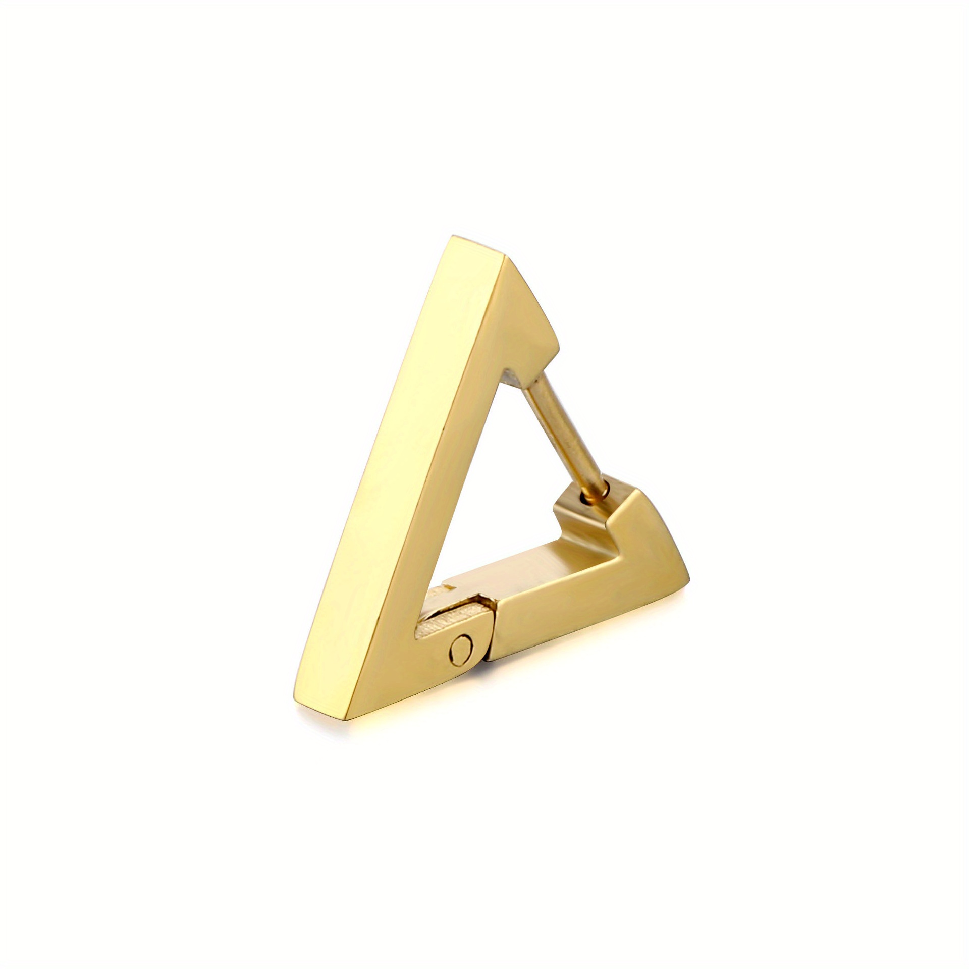 Punk Triangle Titanium Steel Earring