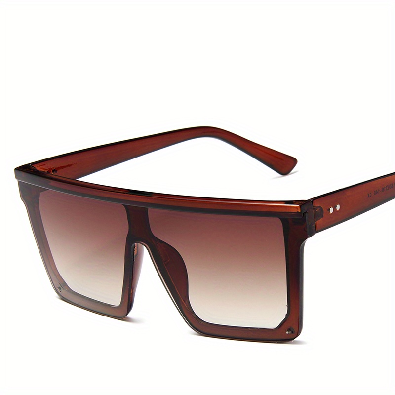 Unisex Flat Top Square Sunglasses