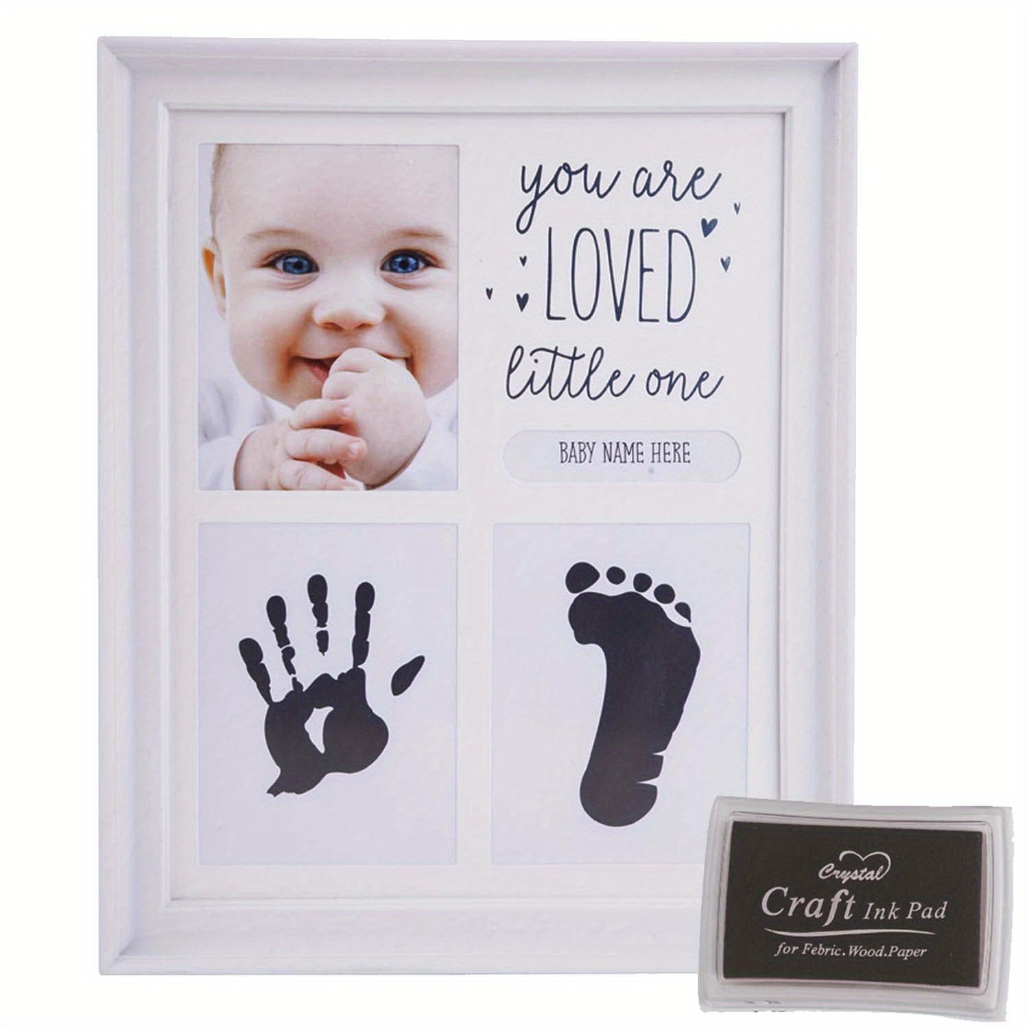 Create A Lasting Memory: Baby Handprints And Footprints Kit - Temu