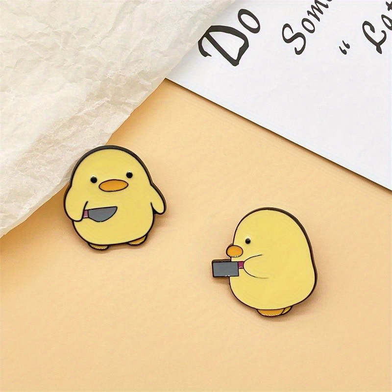  Back to School Gifts, Duck Holding Knife Meme Golden