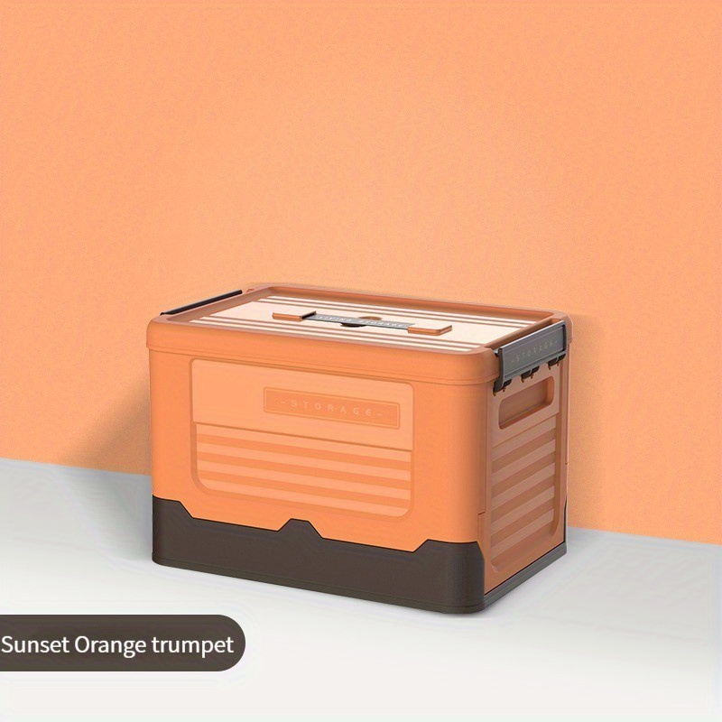 Foldable Storage Box For Home And Car Use, And Clothing Organizer, Wardrobe Storage Bin, Retail Under-bed Folding Box, Trunks