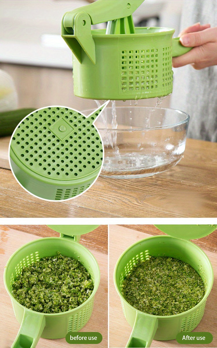 Vegetable Stuffing Squeezer Plastic Handheld Fruits Press Dryer Squeezer  Water Remover Extruder Lemon Squeezing Kitchen Tool