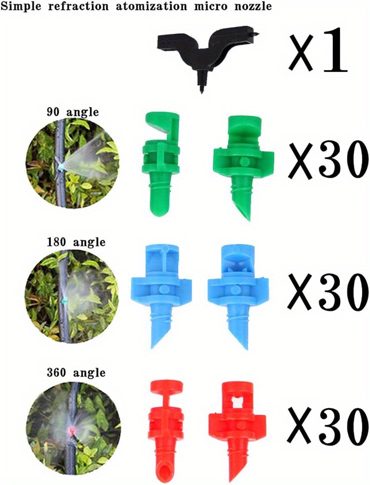 Mixed Micro Sprayer Fan Jet Hydroponic Aeroponic Misters Temu Australia