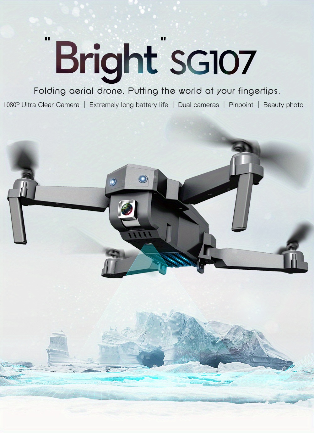 high definition camera drone with stable altitude hold gesture taking photos and videos easy control smart follow smooth surrounding flight long battery life details 0