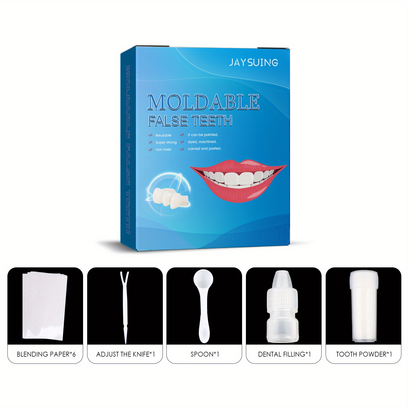 Moldable False Teeth from Temu