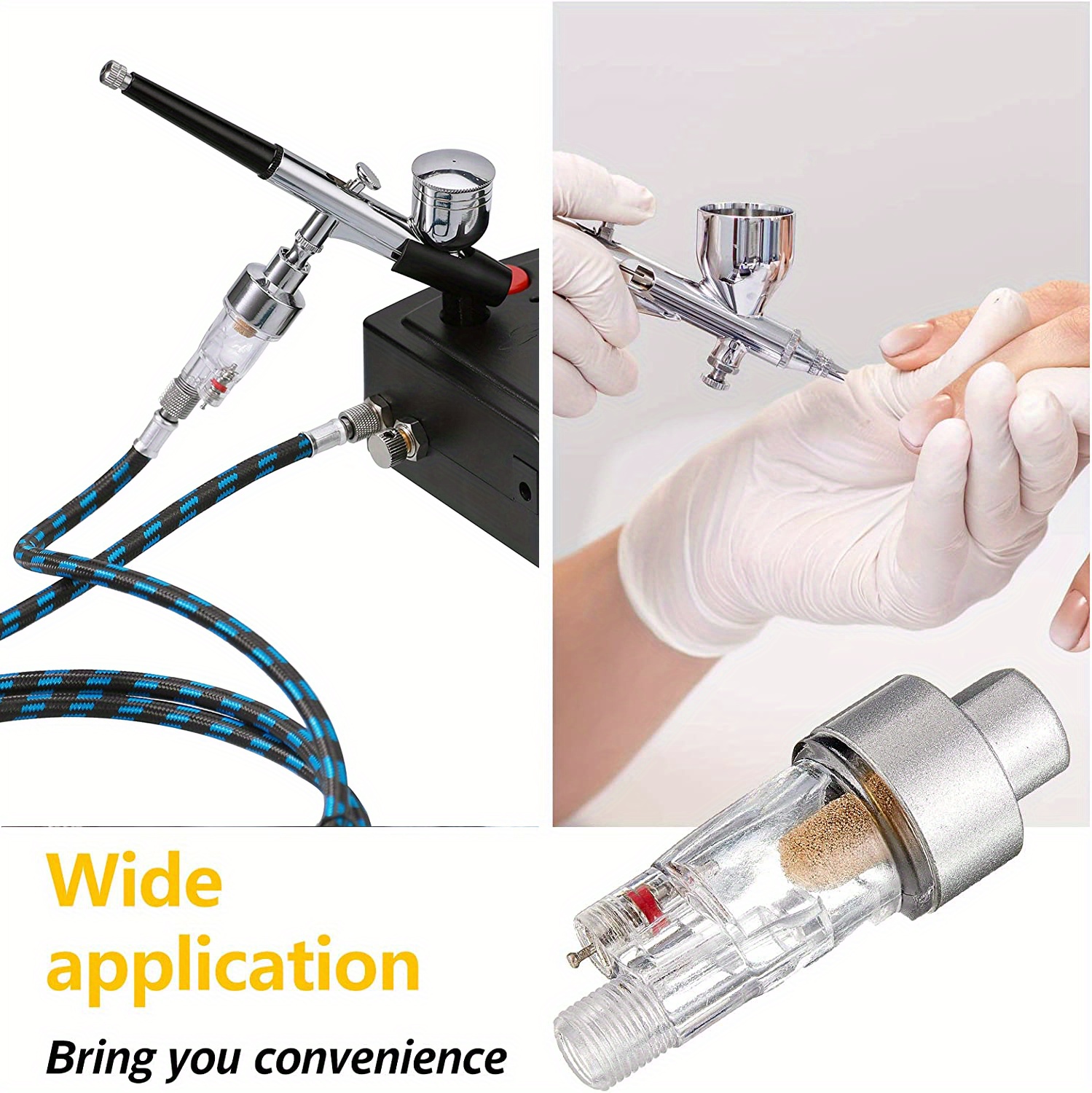 Airbrush Air Filter In line Mini Airbrush Water Separator Temu