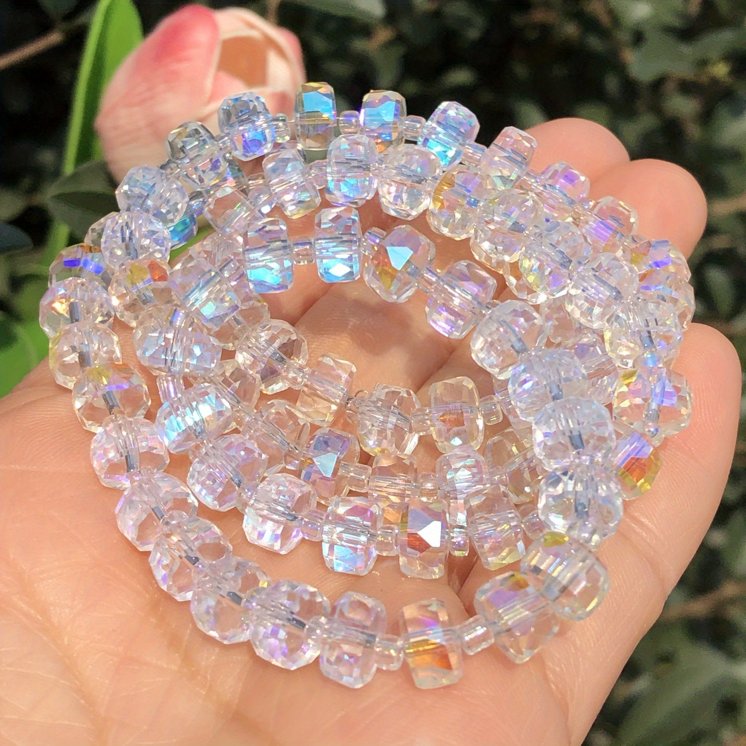 Lot Aaa Upscale Import Ab Color Crystal Glass Wheel Shape - Temu