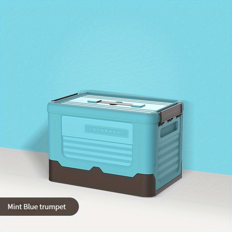 Foldable Storage Box For Home And Car Use, And Clothing Organizer, Wardrobe Storage Bin, Retail Under-bed Folding Box, Trunks