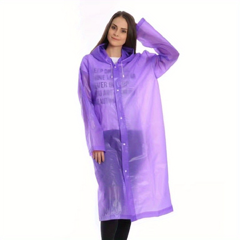 stay dry and comfortable in the outdoors 1pc reusable raincoat for boating camping hiking and more details 4