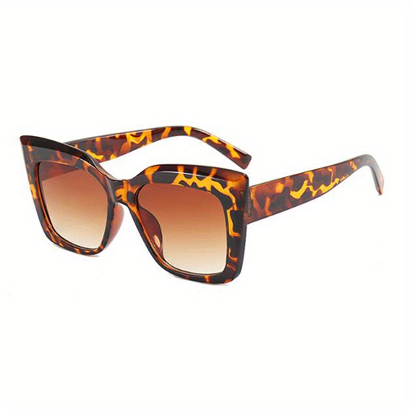 Oversized cat-eye tortoiseshell acetate sunglasses