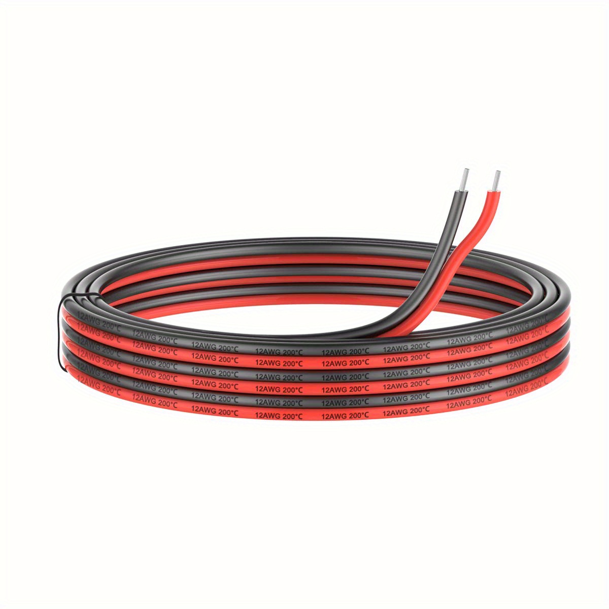  Cable eléctrico calibre 10 12 14 16 18 20 22 AWG, 20 pies, cable  de silicona – cables suaves y flexibles de alambre de cobre estañado,  resistentes a las altas temperaturas