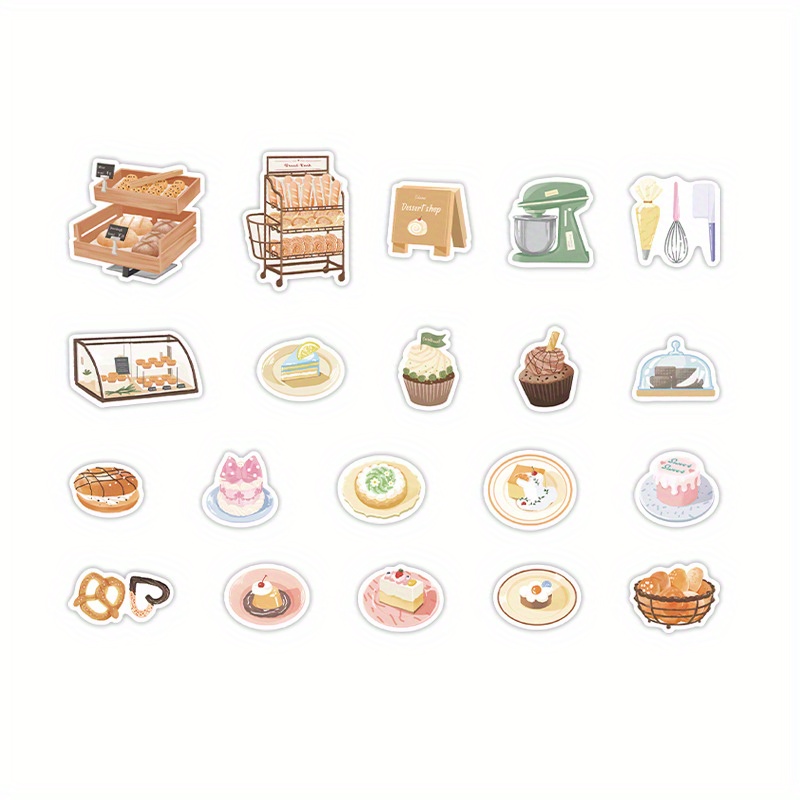 40pcs Creative Cute Self-made Japan Food Tasty Stickers