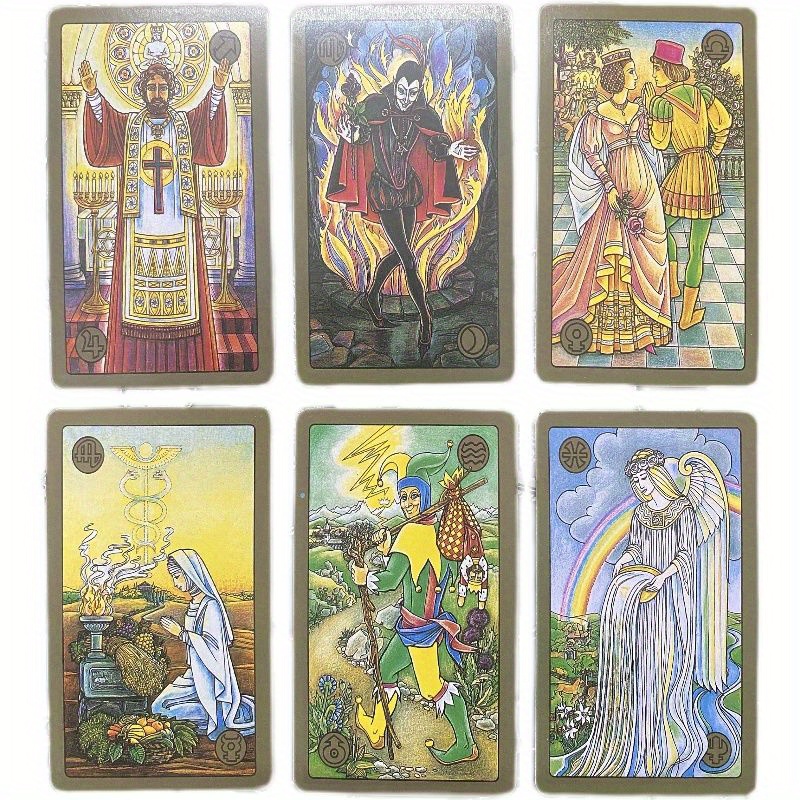 Tarot Card Symbolon Deck Deck Remembrance Version Fortune - Temu