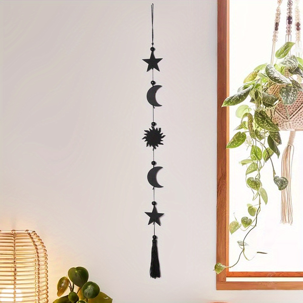 Moon Star Macrame Wall Pediments Boho Room Decor Teen Girls - Temu Canada