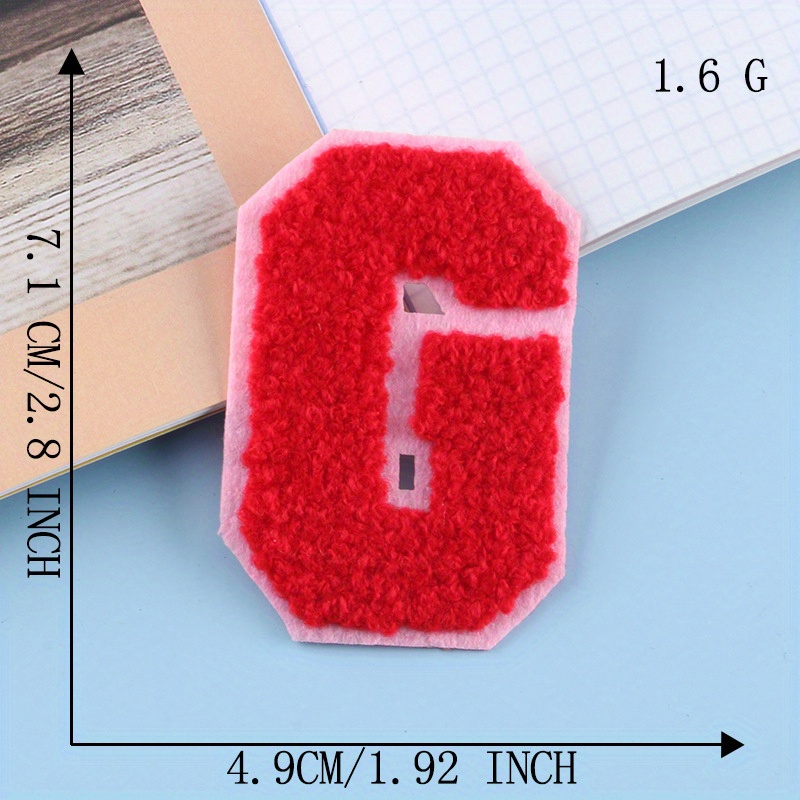 Colorful Chenille Letters A Z Iron On Patch Letters Patch Words Patch Custom Letters Patch 9330