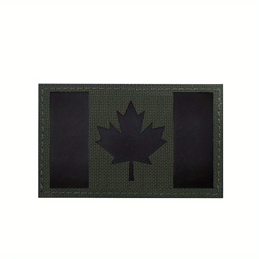 1pc Bandeira do Canadá Patch Bordado Folha de Bordo - Temu Portugal