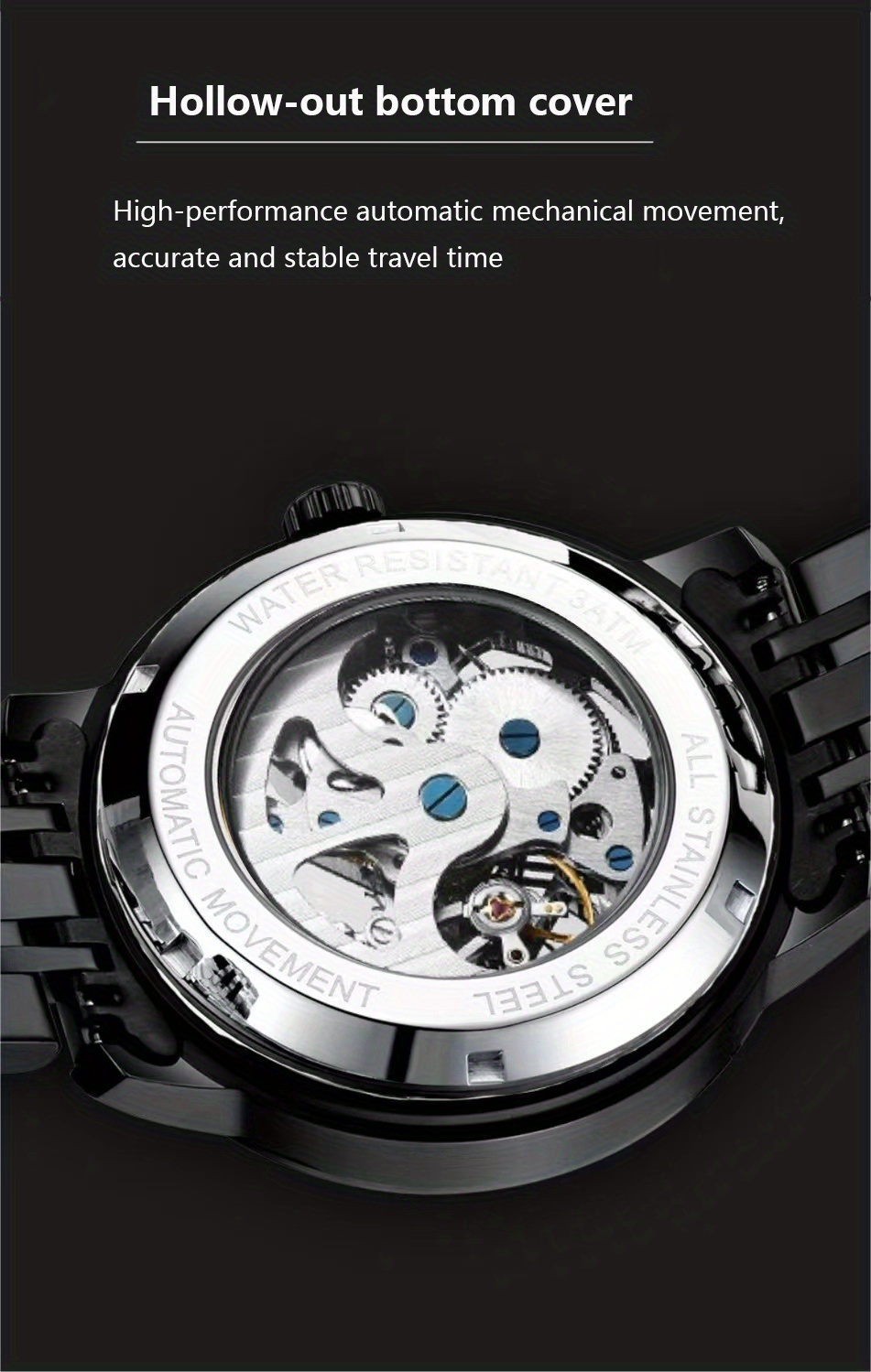 2023 Nueva Marca Superior Lujo Moda Reloj Automático Hueco Moda Reloj  Mecánico Hombre Reloj Pulsera Luminoso Hombre - Joyería Accesorios - Temu  Chile